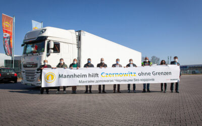 „Mannheim hilft ohne Grenzen e.V.“ schickt 15 Tonnen Hilfsgüter in die ukrainische Stadt Czernowitz …..