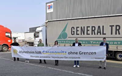 „Mannheim hilft ohne Grenzen e.V.“ und Stadt Mannheim schicken weiteren Hilfstransport in die ukrainische Stadt Czernowitz